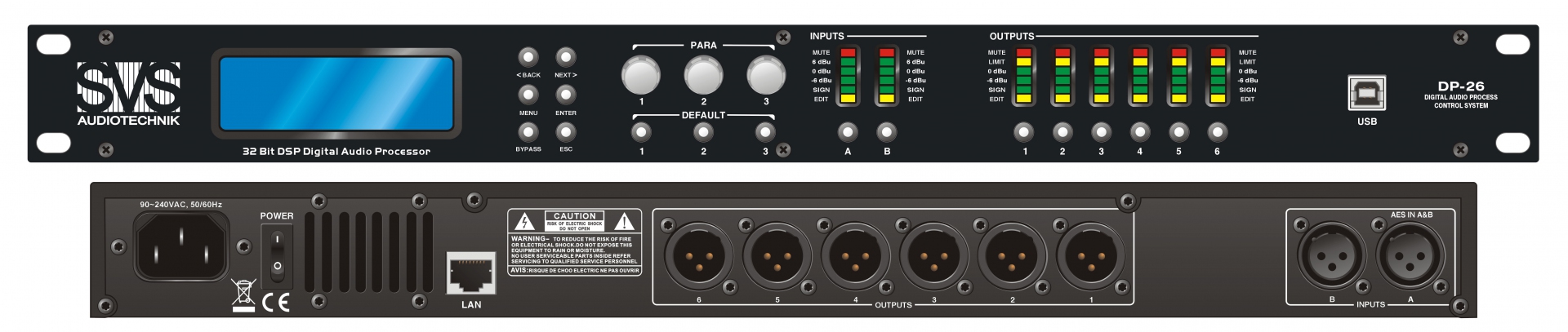 SVS Audiotechnik DP-26 Цифровой процессор: 2 входа 6 выходов в Шарье