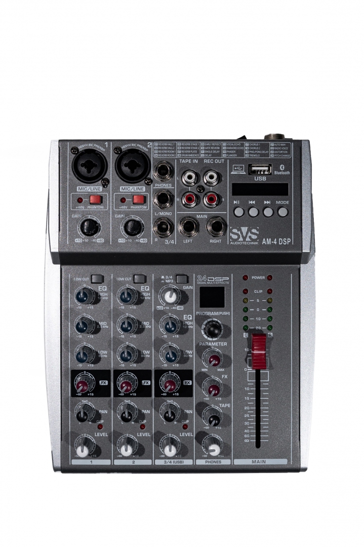 SVS Audiotechnik mixers AM-4 DSP Аналоговый микшерный пульт, 4-канала в Шарье