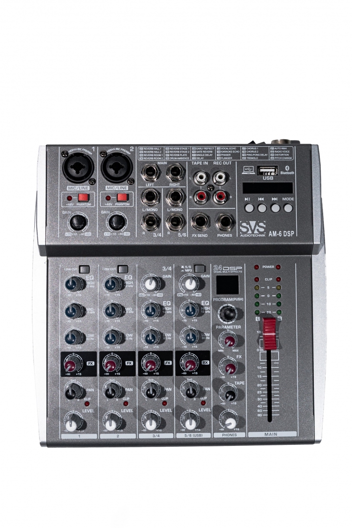 SVS Audiotechnik mixers AM-6 DSP Микшерный пульт аналоговый, 6-канальный SVS Audiotechnik mixers в Шарье