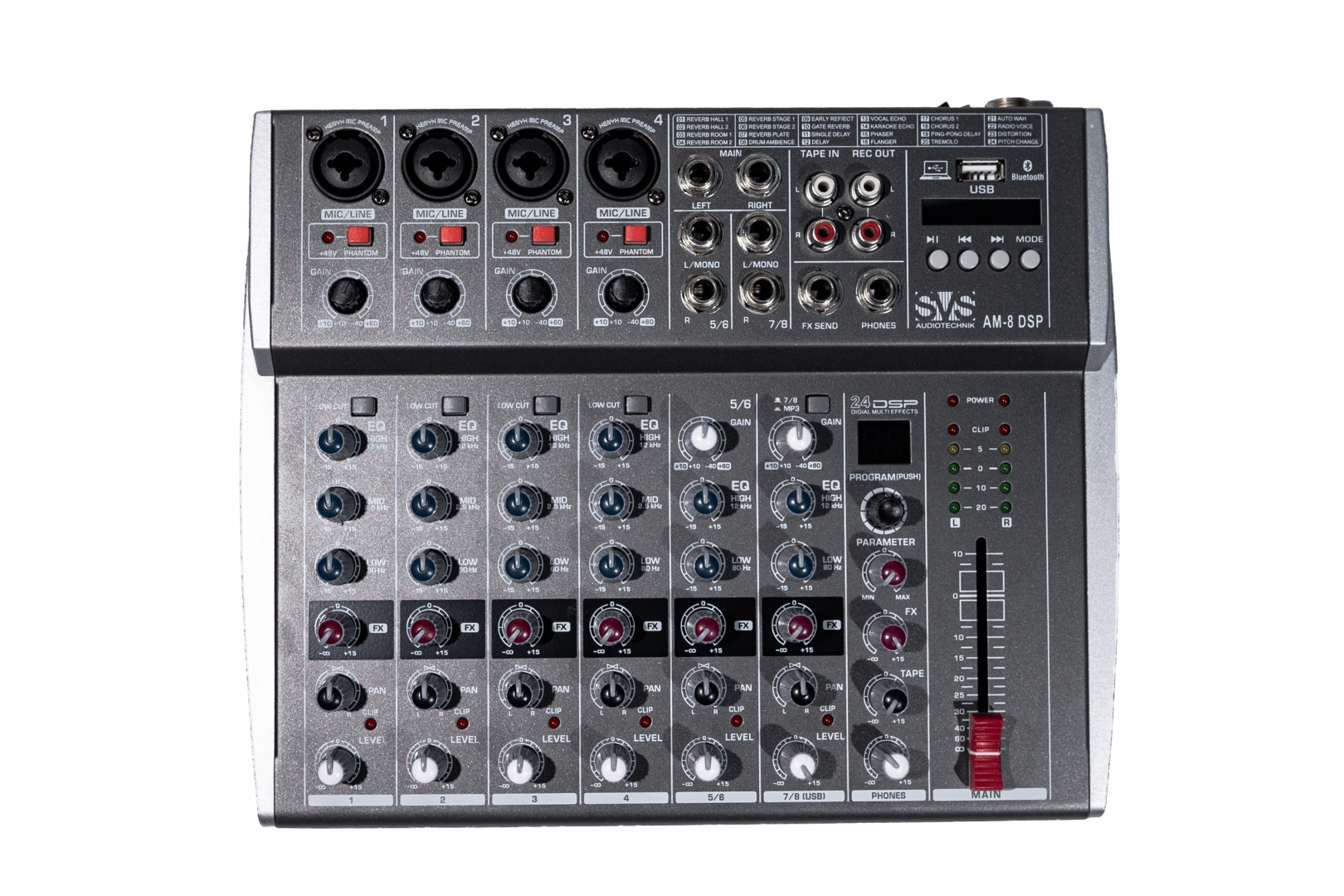 SVS Audiotechnik mixers AM-8 DSP Микшерный пульт аналоговый, 8-канальный в Шарье